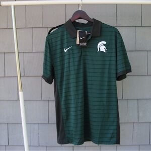 NWT Nike Michigan State Spartans Athletic Button Down